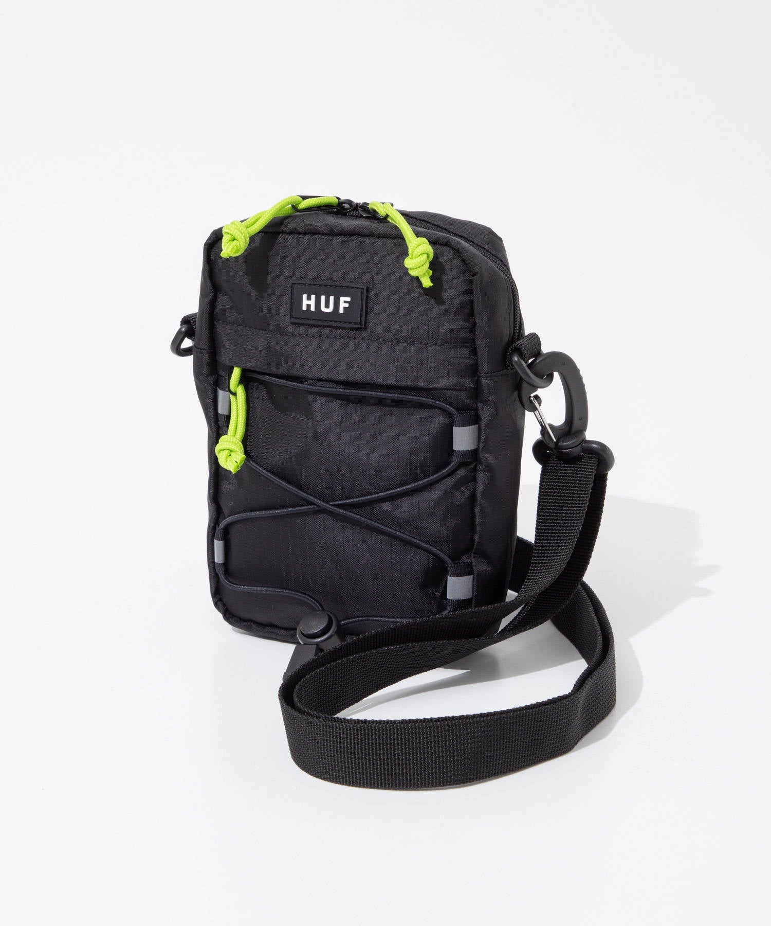 ハフ HUF ハフ HUF AC00987 ショルダーバッグ BOWERY SIDE BAG メンズ レディース ミニバッグ バワリー サイドバッグ （ブラック） ブラック