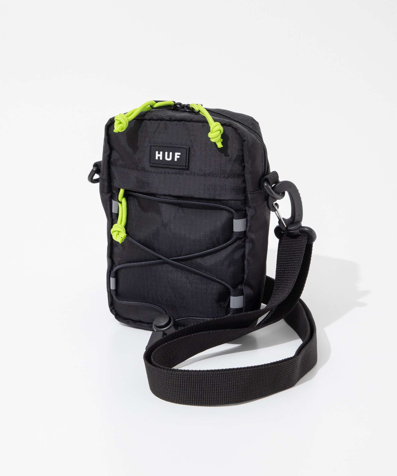 ハフ HUF ハフ HUF AC00987 ショルダーバッグ BOWERY SIDE BAG メンズ レディース ミニバッグ バワリー サイドバッグ （ブラック） ブラック