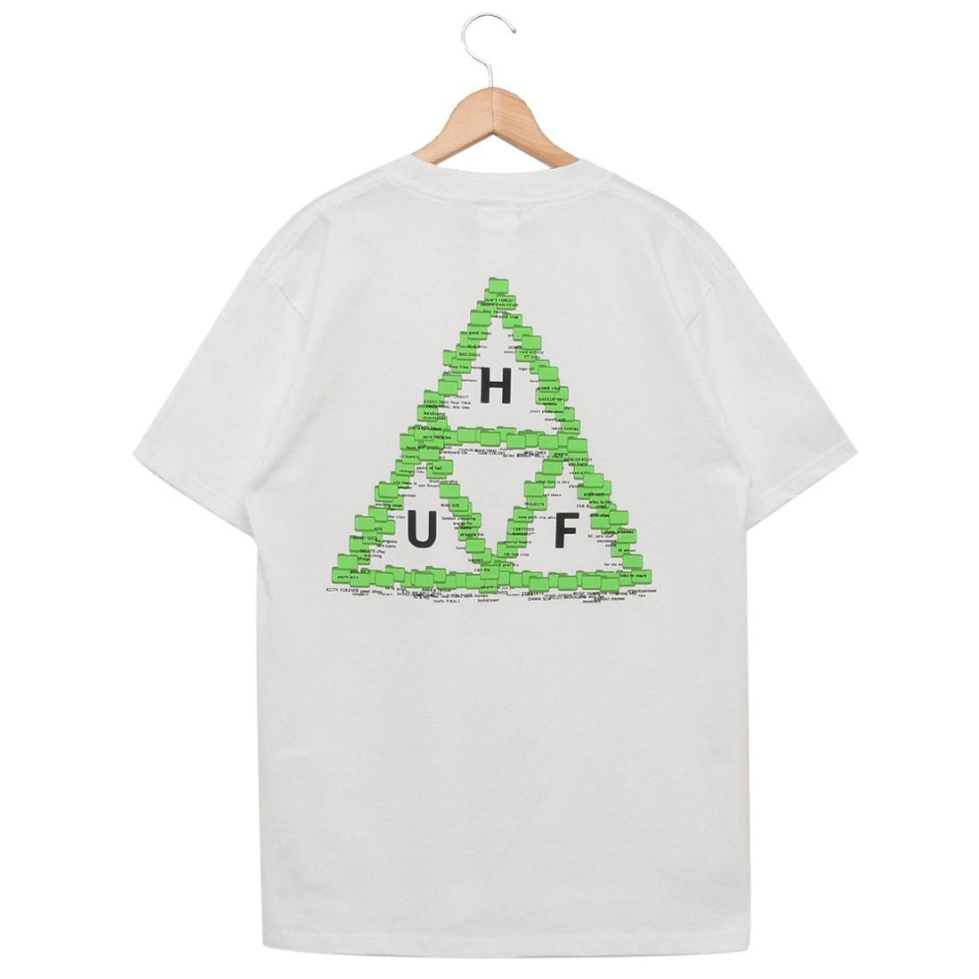ハフ HUF Tシャツ カットソー デスクトップ プリントTシャツ ホワイト メンズ HUF TS02400 WHT （WHITE） WHITE