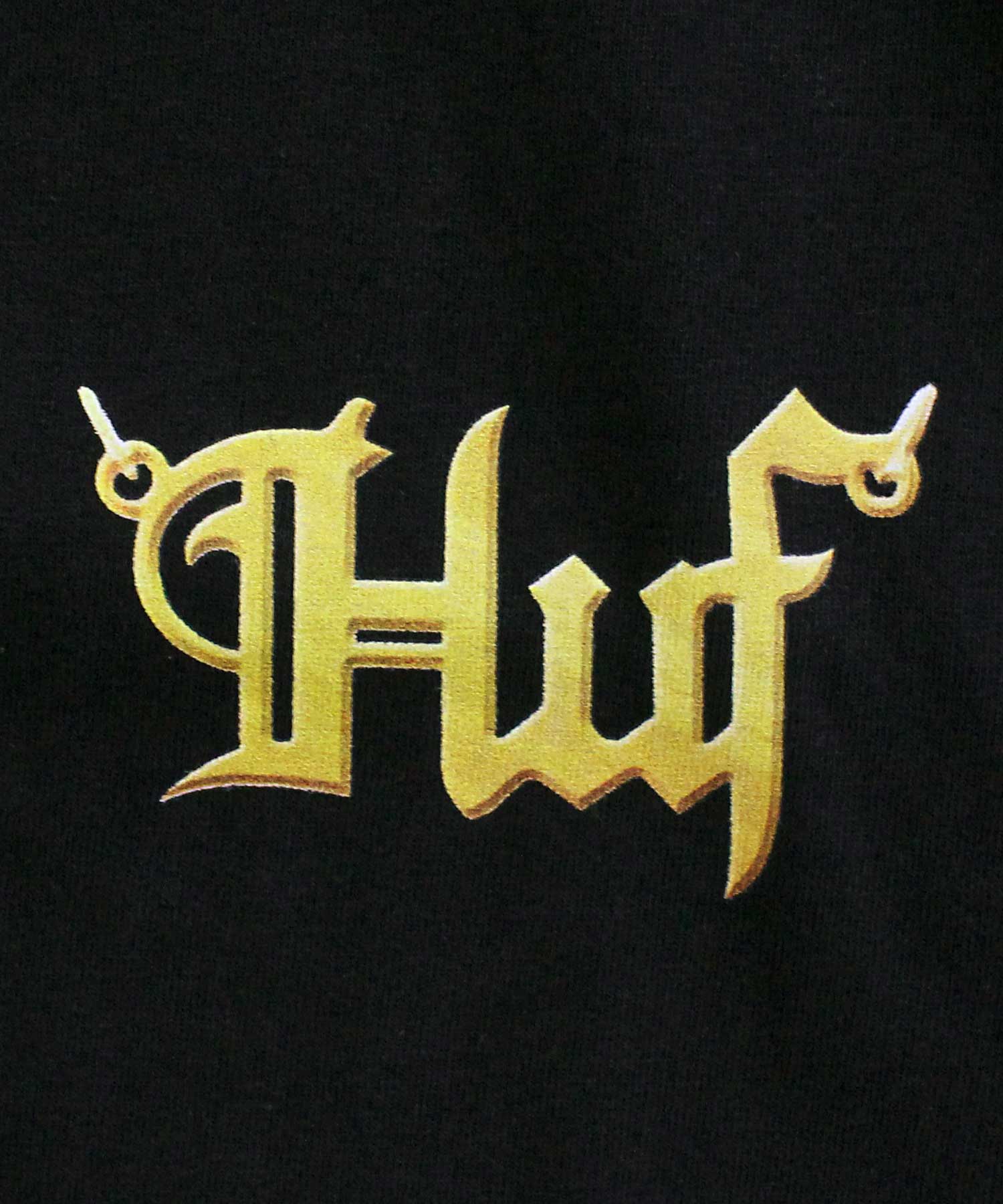 ハフ HUF ビッグH ショートスリーブ バックプリント Tシャツ BIG H S/S TEE クルーネック ロゴ コットン トップス 半袖 メンズ ストリート スケボー  春夏 （3-コバルトブルー） 3-コバルトブルー