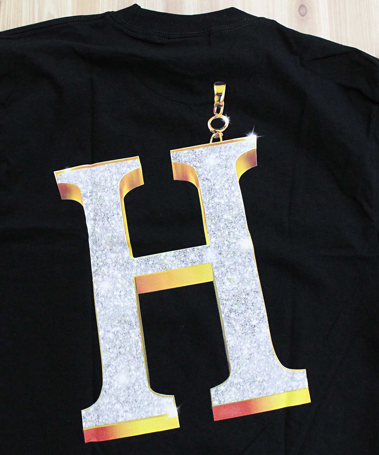 ハフ HUF ビッグH ショートスリーブ バックプリント Tシャツ BIG H S/S TEE クルーネック ロゴ コットン トップス 半袖 メンズ ストリート スケボー  春夏 （3-コバルトブルー） 3-コバルトブルー
