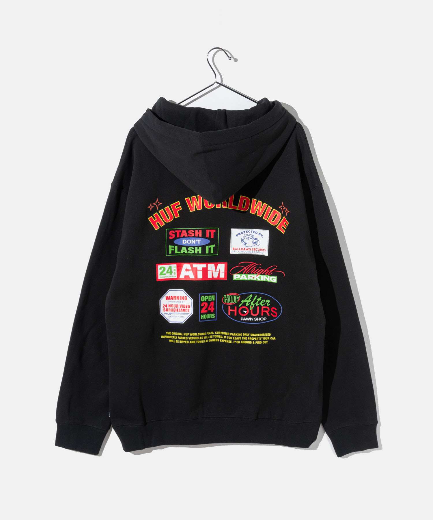 ハフ HUF ハフ HUF PROMO P/O HOODIE プロモ フーディー PF00764 パーカー プルオーバー ロゴ ユニセックス トップス （BLACK/ブラック） BLACK/ブラック