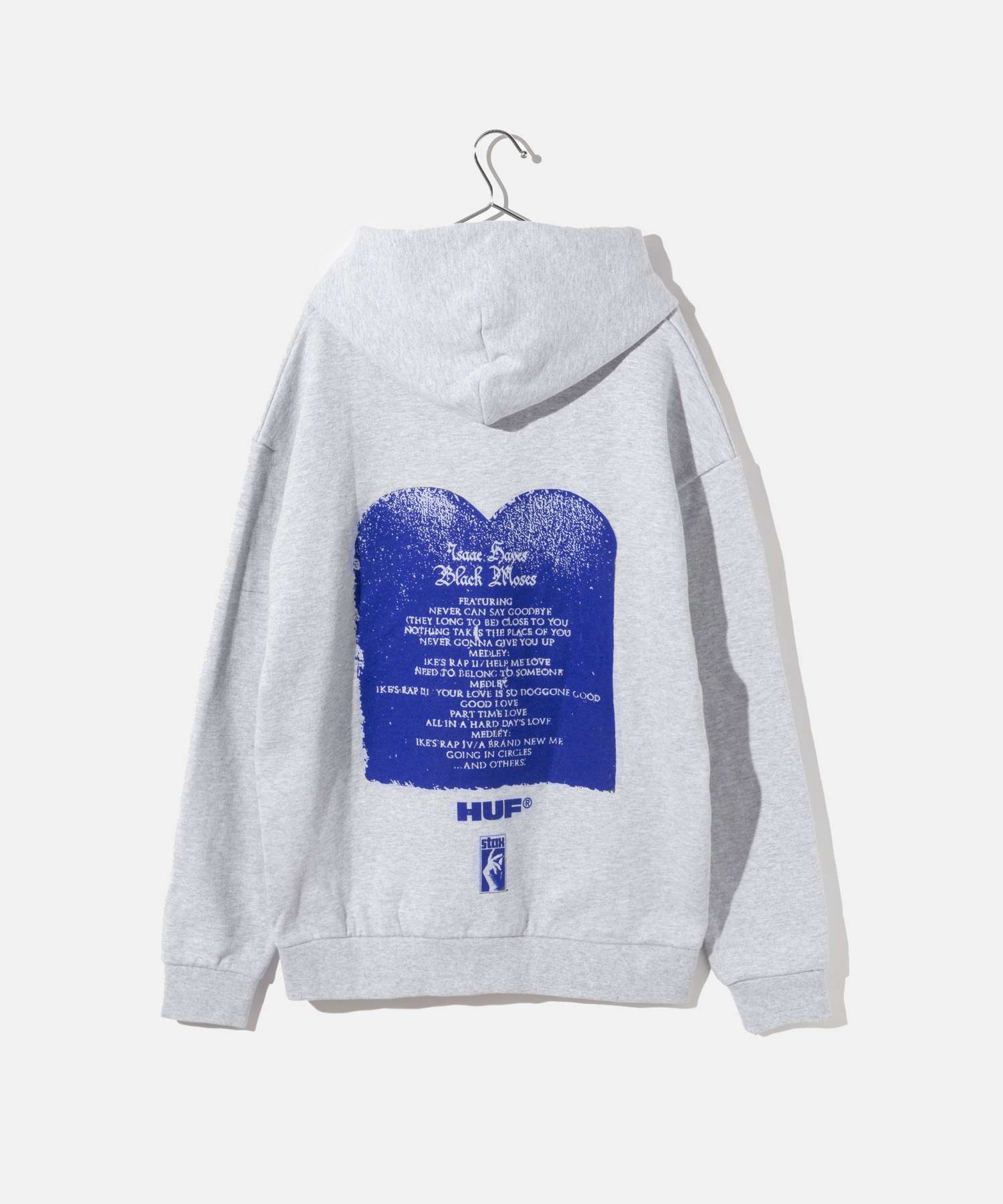 ハフ HUF ハフ HUF BLACK MOSES P/O HEAVYWEIGHT HOODIE ブラック モーセ ヘビーウェイト フーディー PF00792 パーカー ユニセックス トップス （ASH/アッシュ） ASH/アッシュ