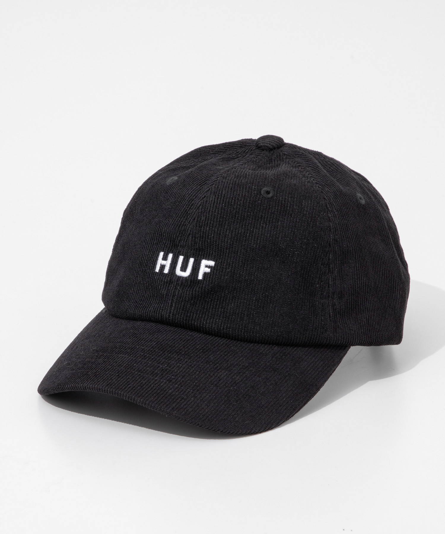 ハフ HUF ハフ HUF OG CORDUROY 6 PANEL CV HAT オージー コーデュロイ シックスパネル カーブバイザー ハット HT00894 キャップ ロゴ ユニセックス 帽子 （BLACK/ブラック） BLACK/ブラック