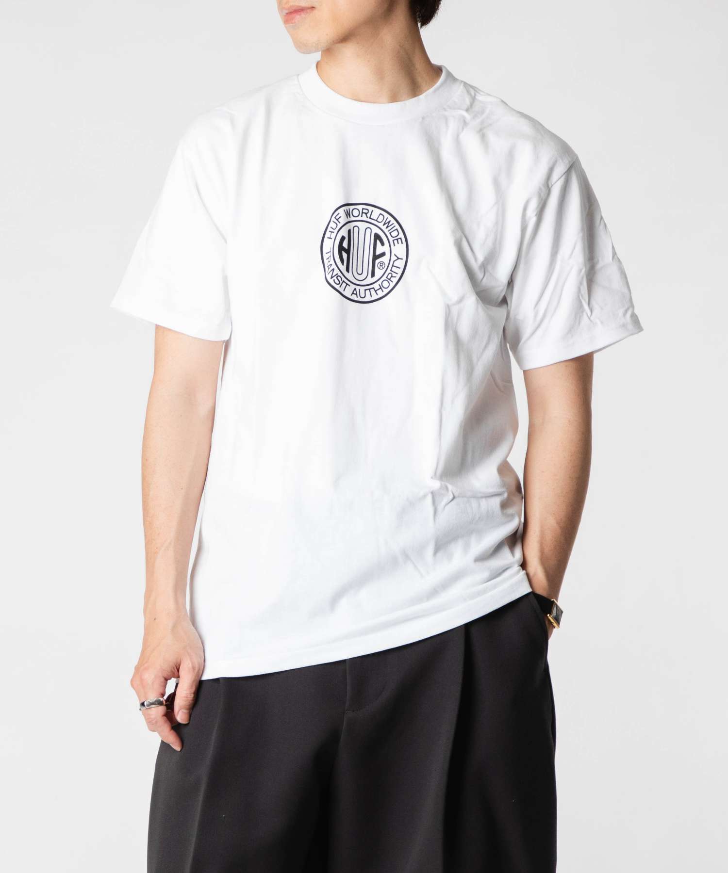 ハフ HUF ハフ HUF TOKEN S/S TEE トークン ティ TS02511 Tシャツ 半袖 ロゴ ユニセックス トップス （WHITE/ホワイト） WHITE/ホワイト