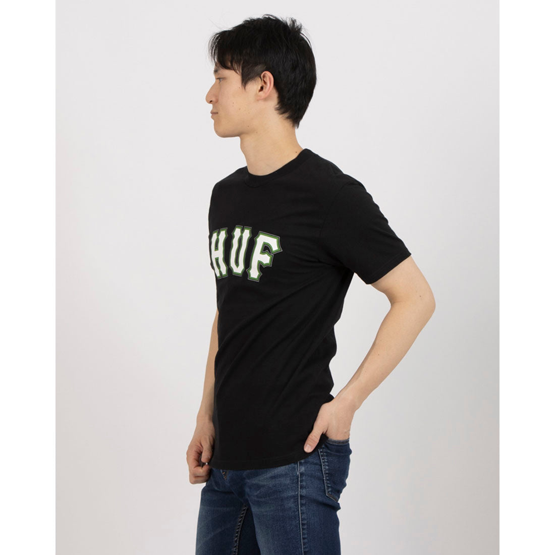 ハフ HUF GIANT S／S TEE 半袖Tシャツ （ブラック） ブラック