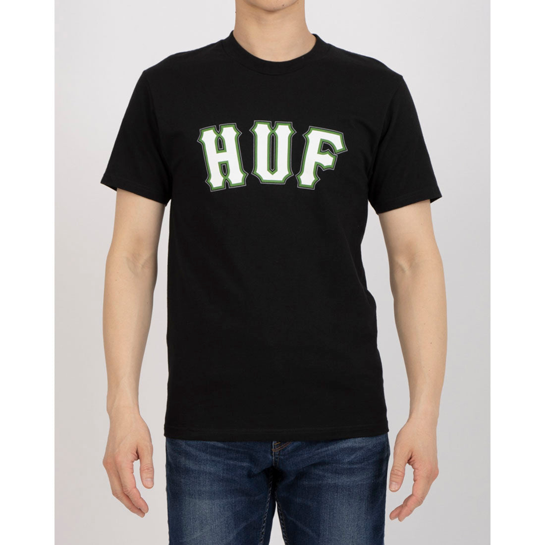ハフ HUF GIANT S／S TEE 半袖Tシャツ （ブラック） ブラック