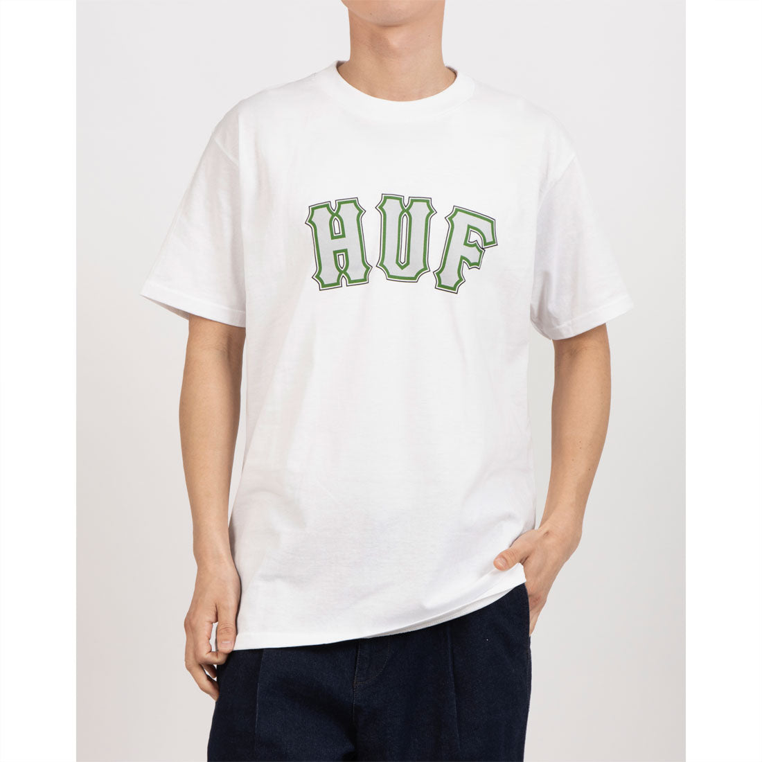 ハフ HUF GIANT S／S TEE 半袖Tシャツ （ホワイト） ホワイト