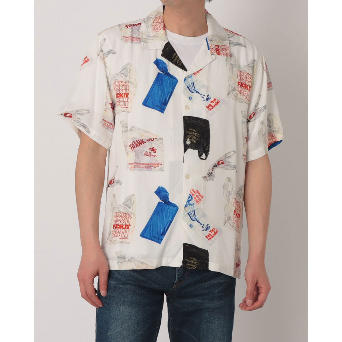 ハフ HUF MERIDA S／S RESORT SHIRT 半袖シャツ （マルチ） マルチ