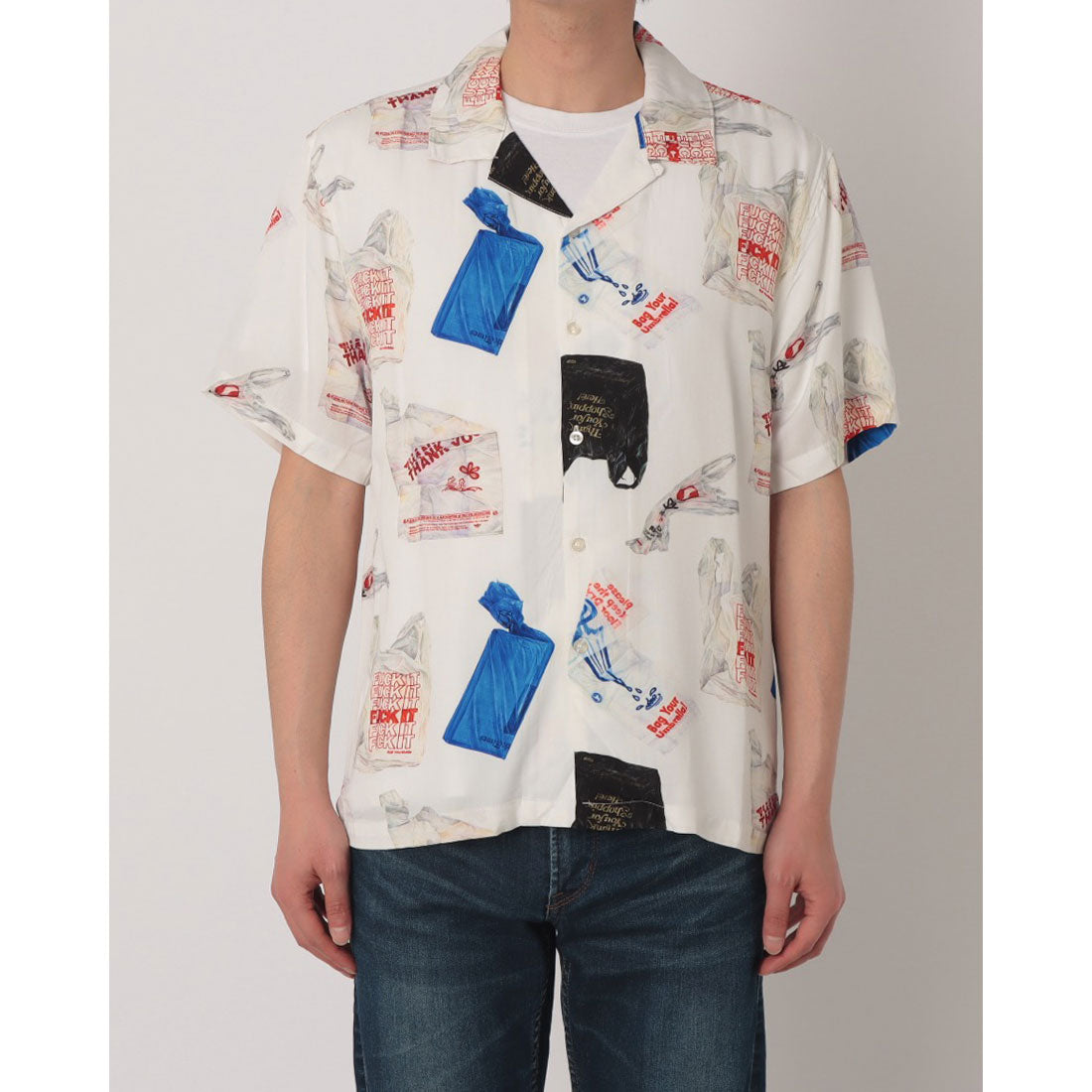 ハフ HUF MERIDA S／S RESORT SHIRT 半袖シャツ （マルチ） マルチ