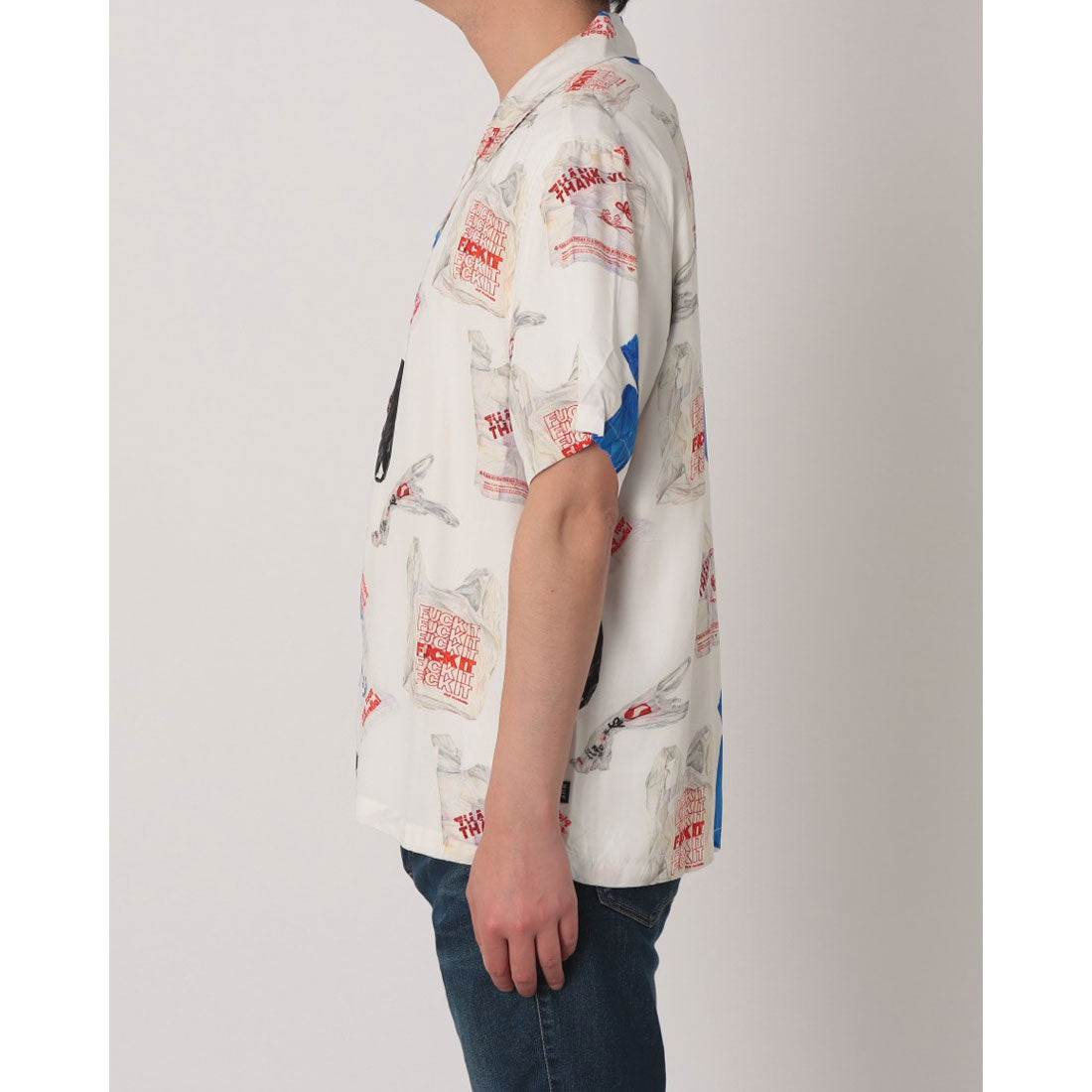 ハフ HUF MERIDA S／S RESORT SHIRT 半袖シャツ （マルチ） マルチ