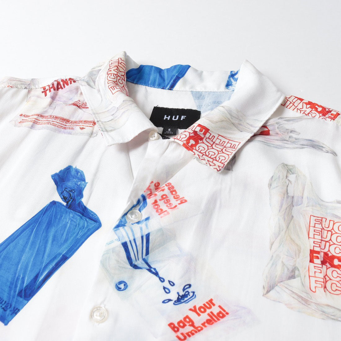 ハフ HUF MERIDA S／S RESORT SHIRT 半袖シャツ （マルチ） マルチ