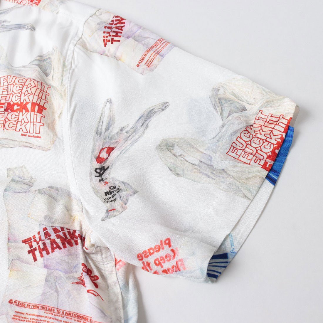 ハフ HUF MERIDA S／S RESORT SHIRT 半袖シャツ （マルチ） マルチ