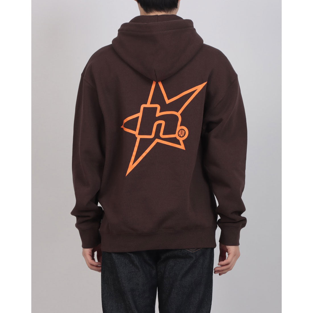 ハフ HUF PF00790 H STAR LOGO HOODIE パーカー （バイソン） バイソン