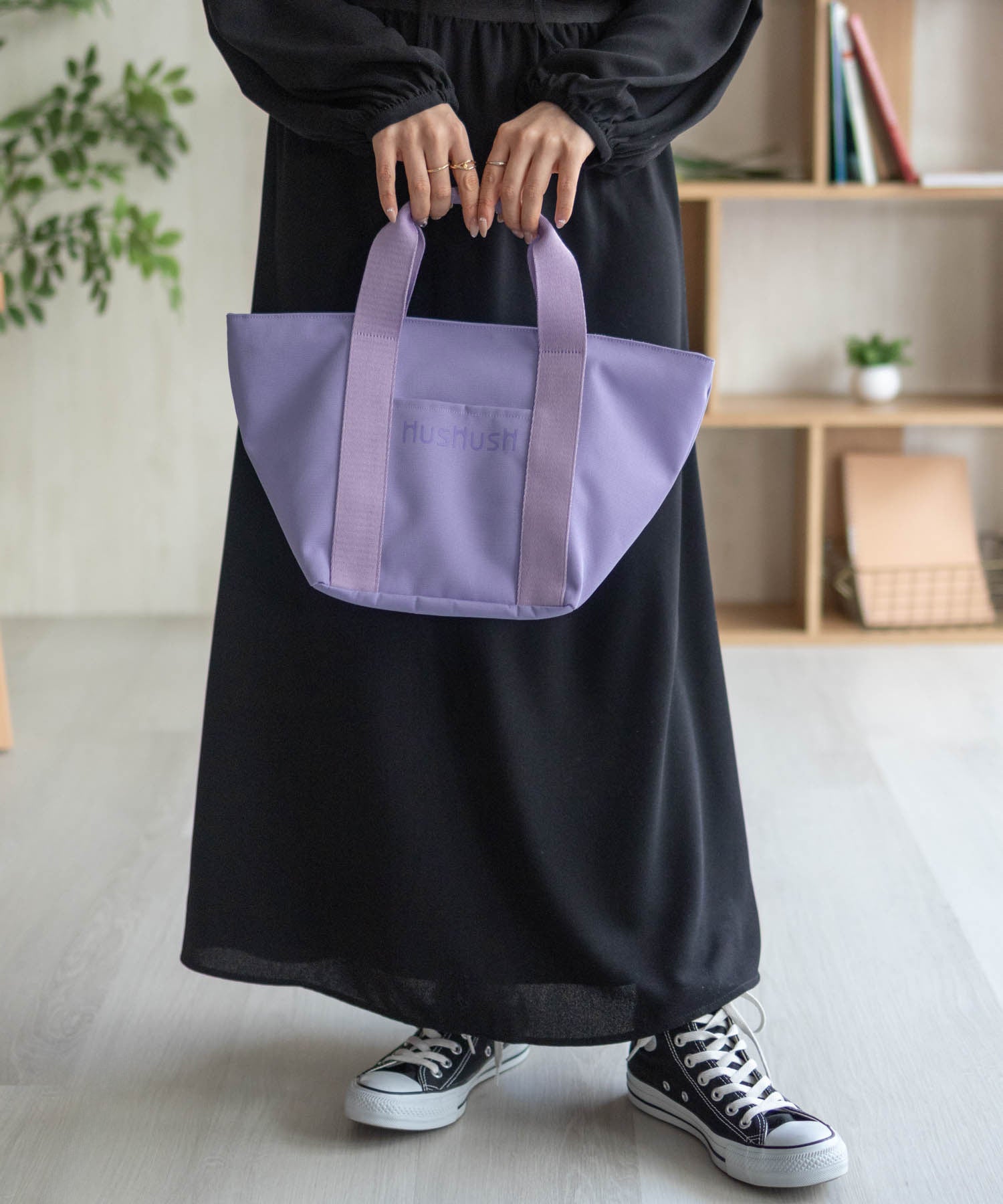 HusHusH logo tote bag