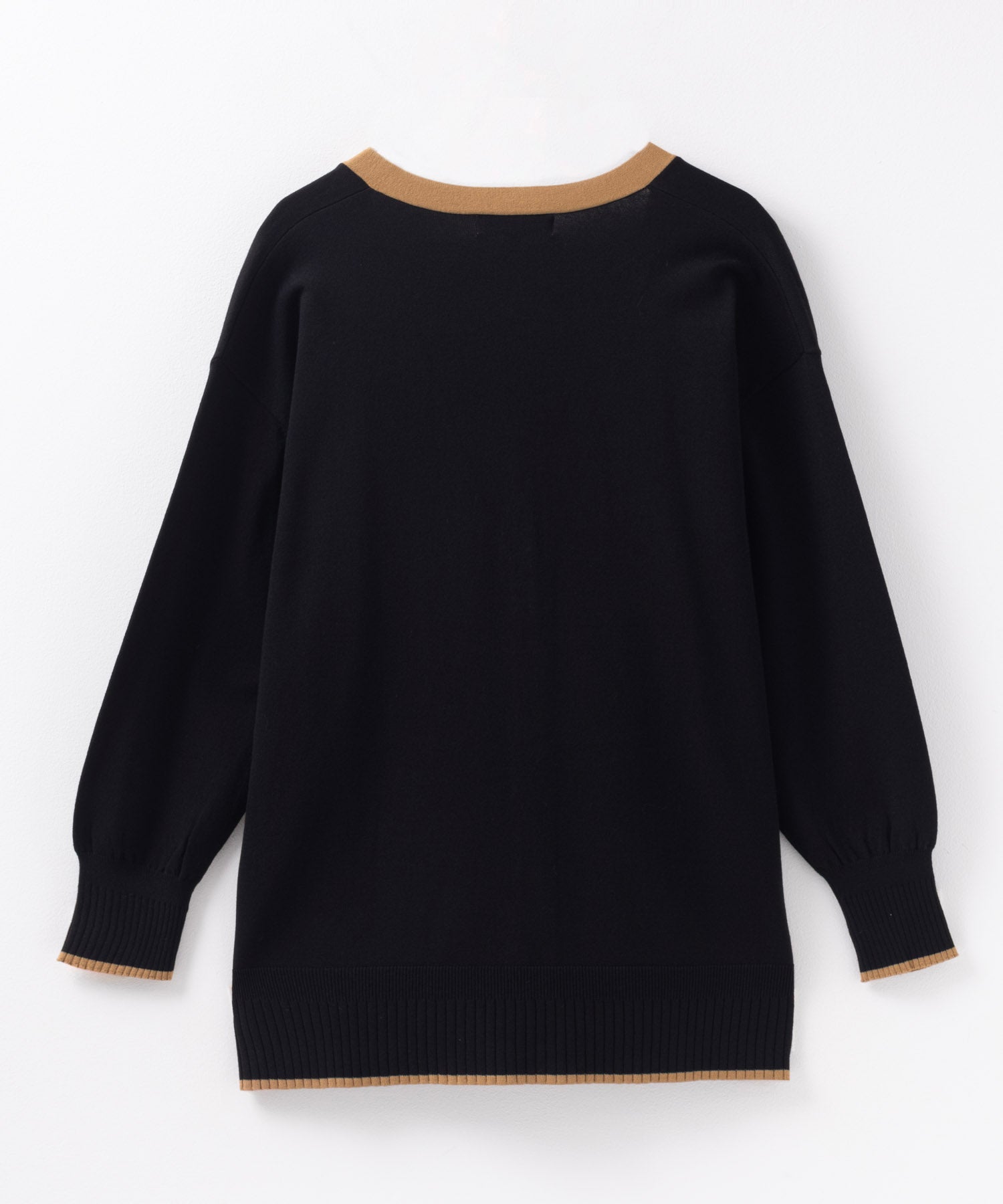 HusHusH Color Block V-Neck Cardigan