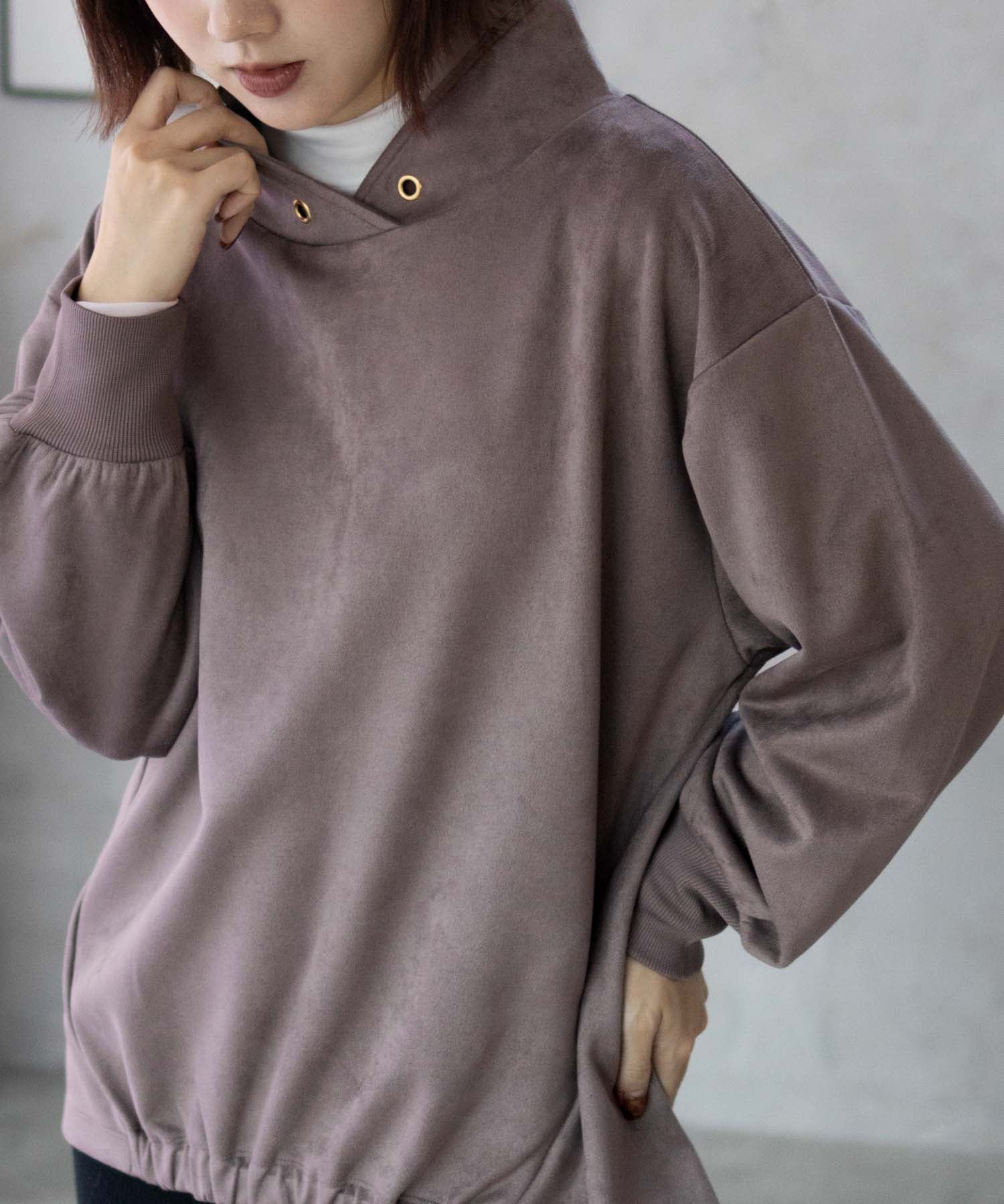 Hash Ash HusHusH Cut Suede High Neck