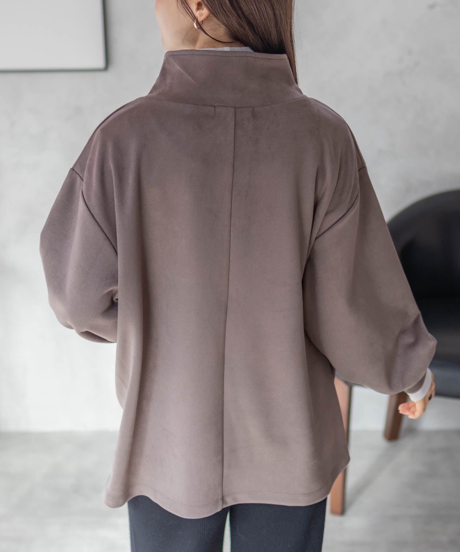 Hash Ash HusHusH Cut Suede High Neck