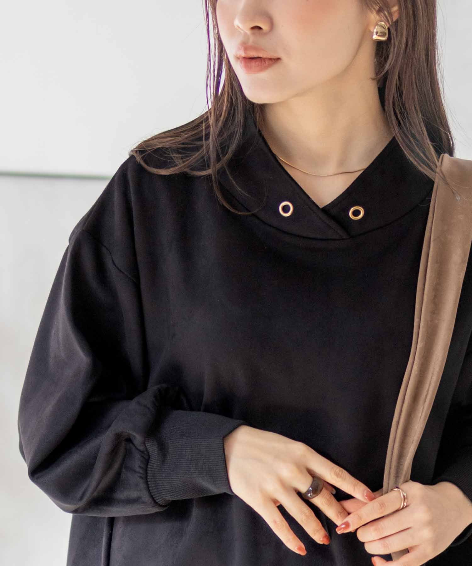 Hash Ash HusHusH Cut Suede High Neck