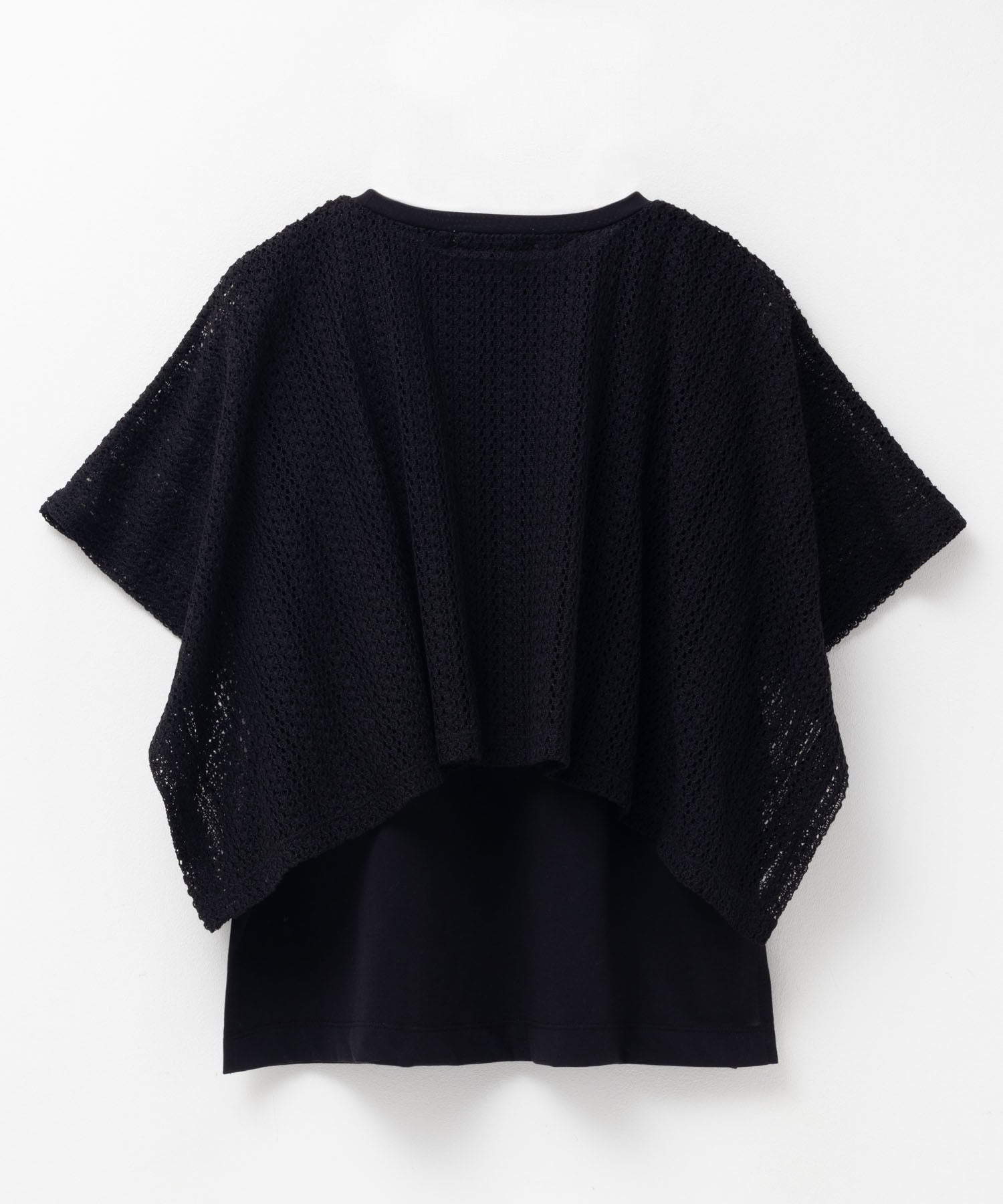 ハッシュアッシュ HusHusH ケープ調Tシャツ （ホワイト） ホワイト