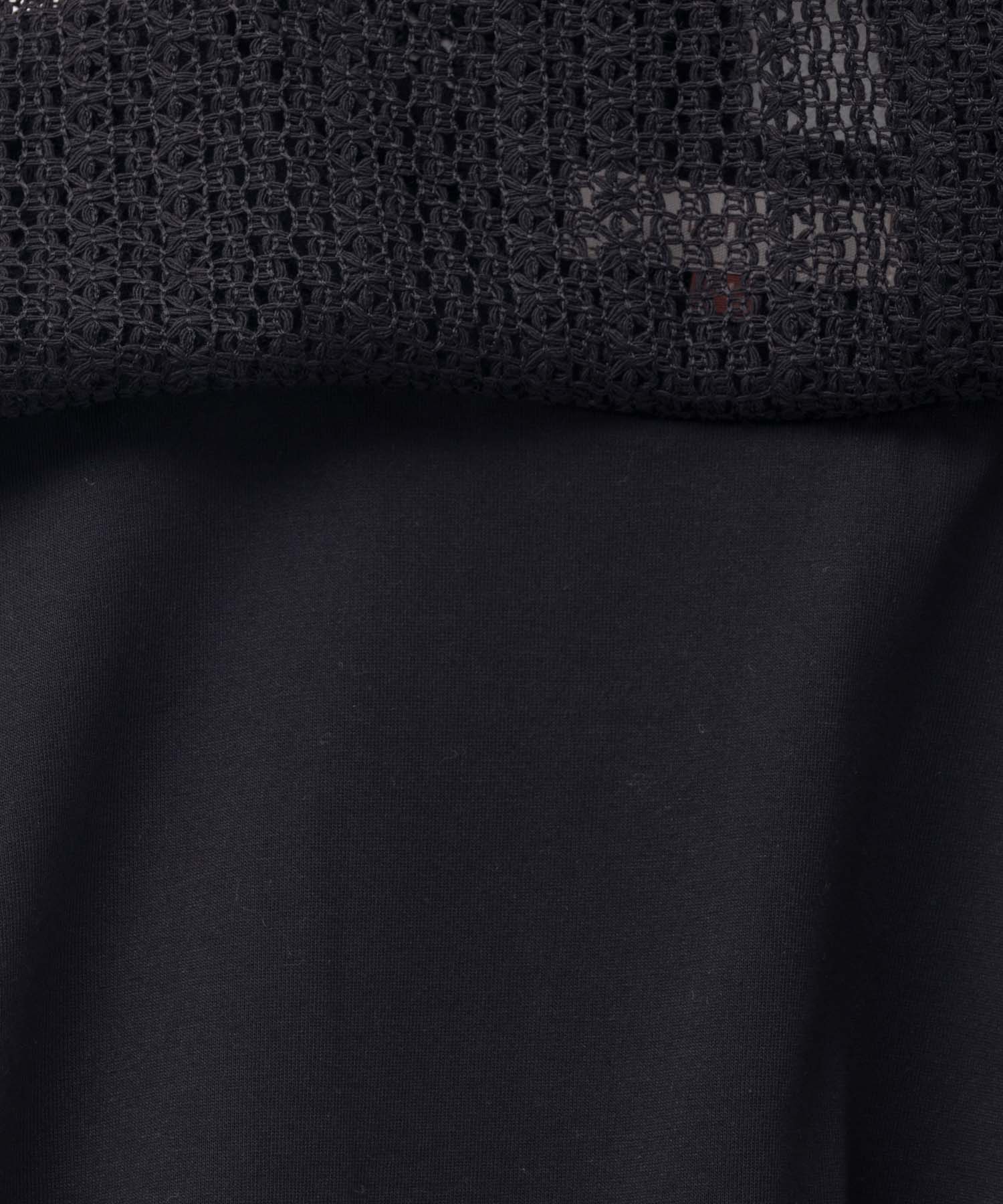 ハッシュアッシュ HusHusH ケープ調Tシャツ （ホワイト） ホワイト