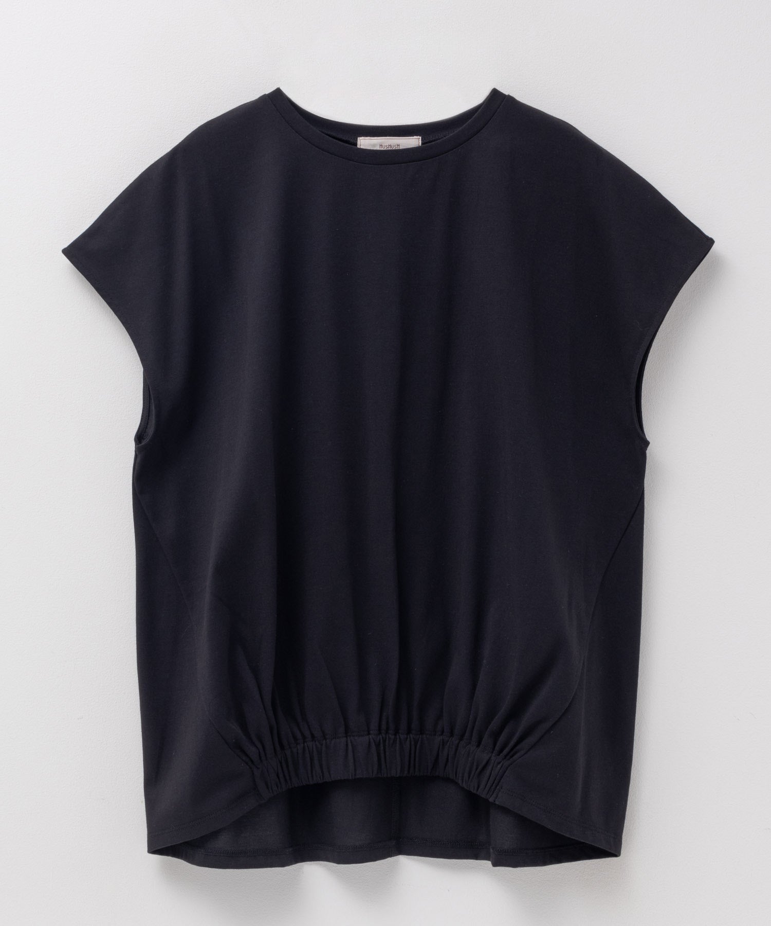 ハッシュアッシュ HusHusH 裾ゴムフレンチTシャツ （コーラル） コーラル