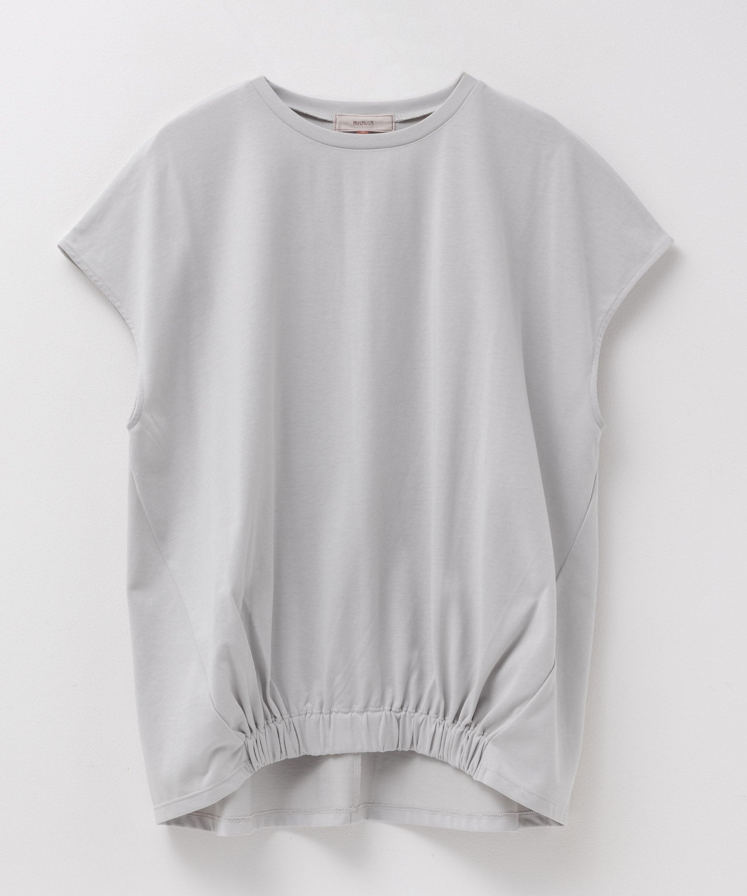 ハッシュアッシュ HusHusH 裾ゴムフレンチTシャツ （コーラル） コーラル