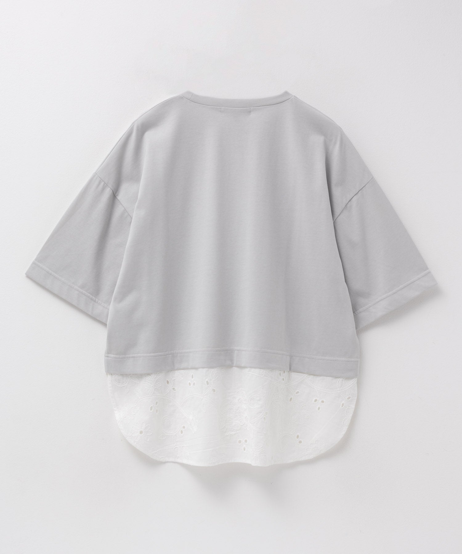 ハッシュアッシュ HusHusH 布帛切替Tシャツ （ホワイト） ホワイト