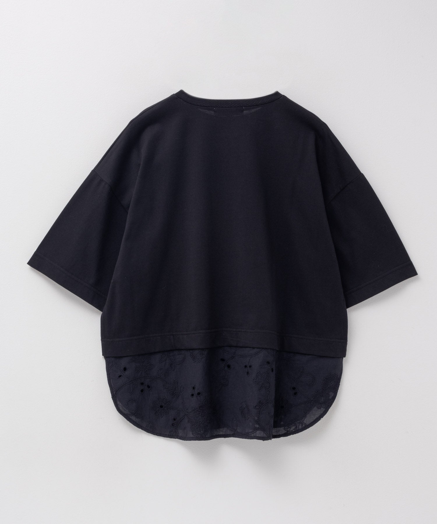ハッシュアッシュ HusHusH 布帛切替Tシャツ （ホワイト） ホワイト