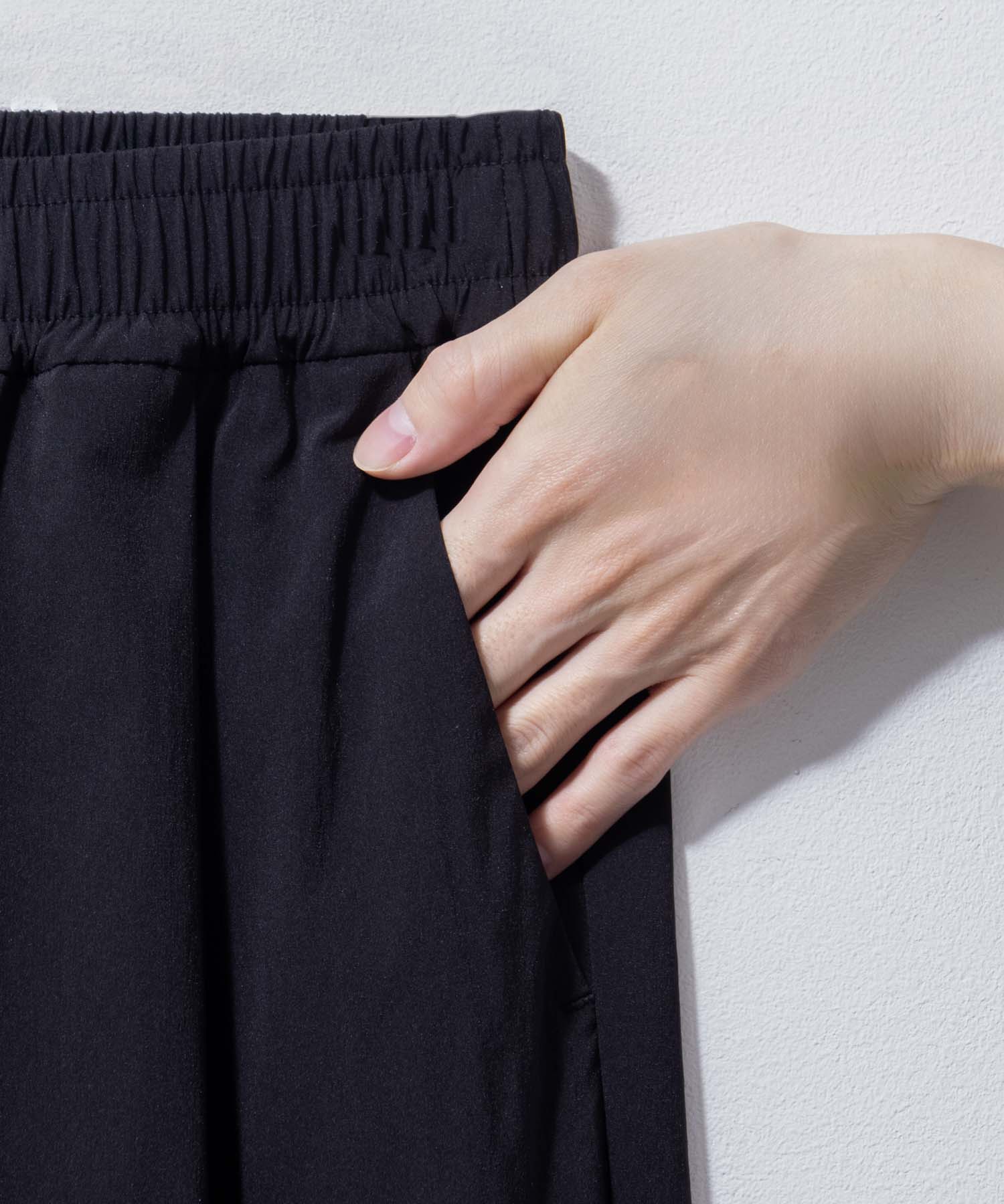 ハッシュアッシュ HusHusH ワイドパンツ （オリーブ） オリーブ