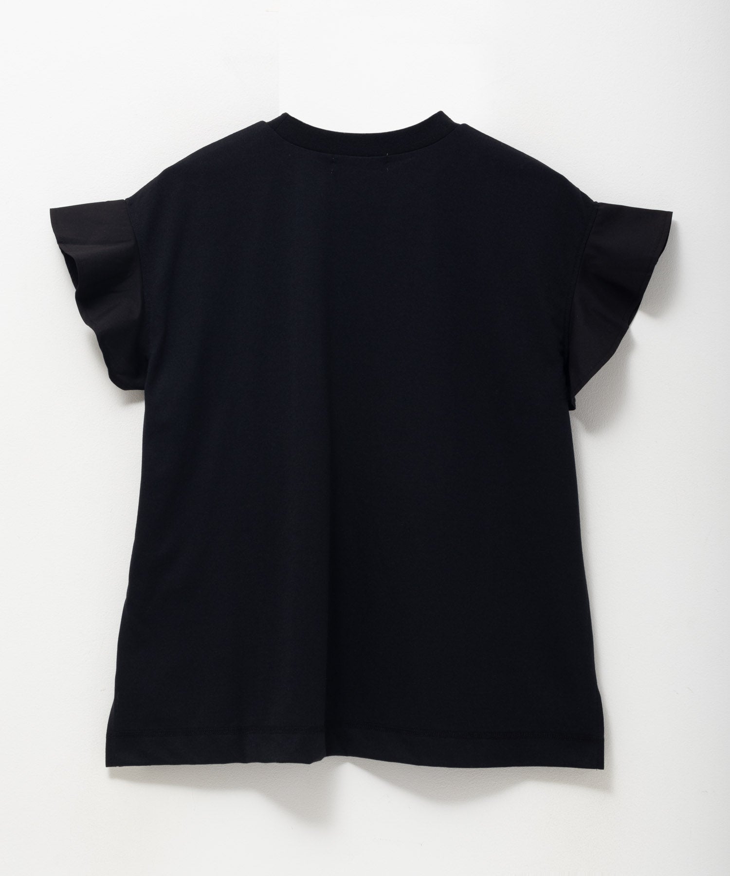 ハッシュアッシュ HusHusH 布帛フリルTシャツ （チャコール） チャコール