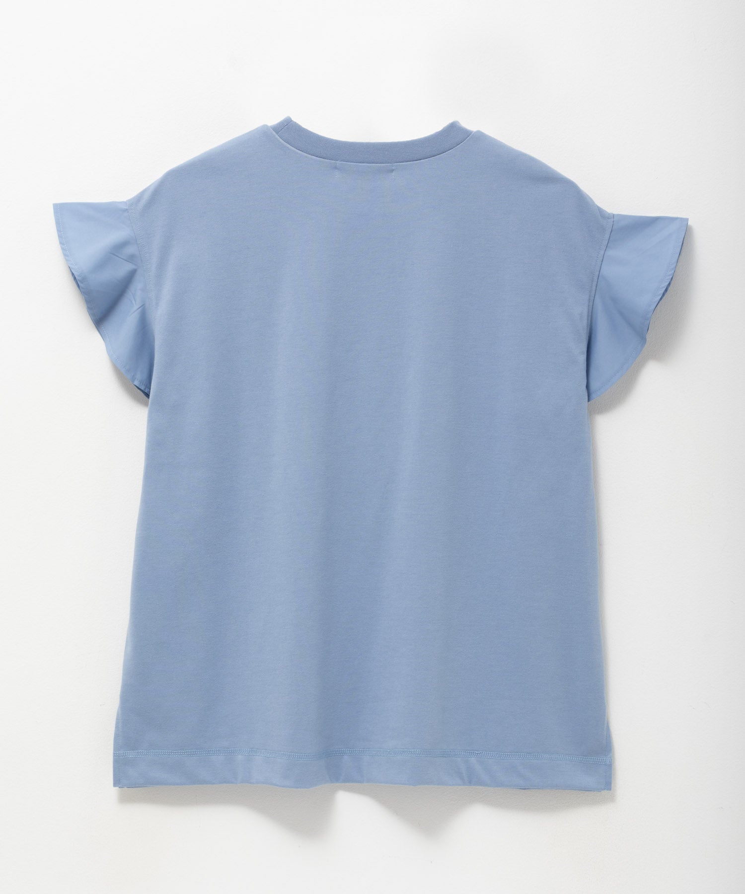 ハッシュアッシュ HusHusH 布帛フリルTシャツ （チャコール） チャコール