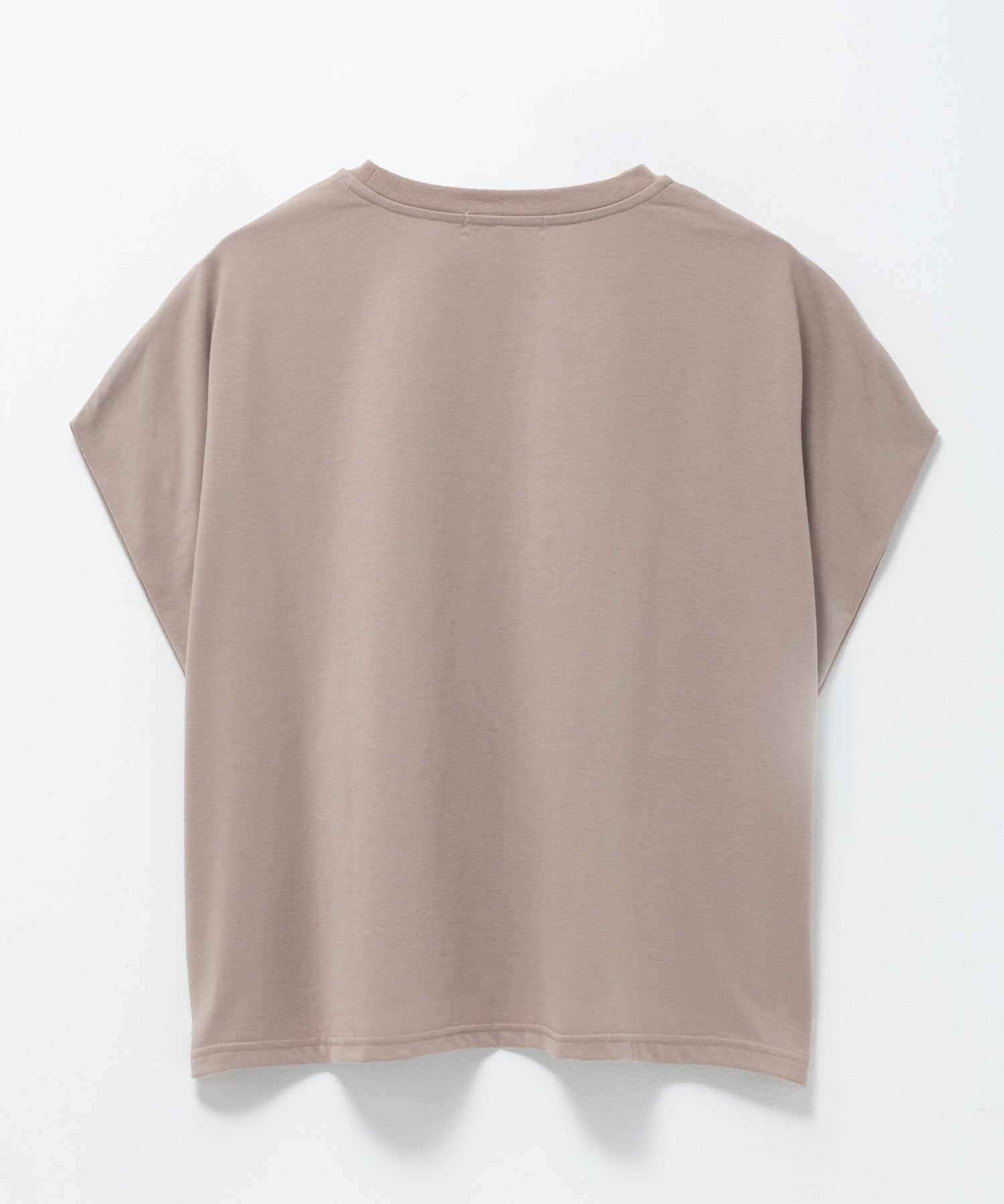 ハッシュアッシュ HusHusH パール使いプリントドルマンTシャツ （ベージュ） ベージュ