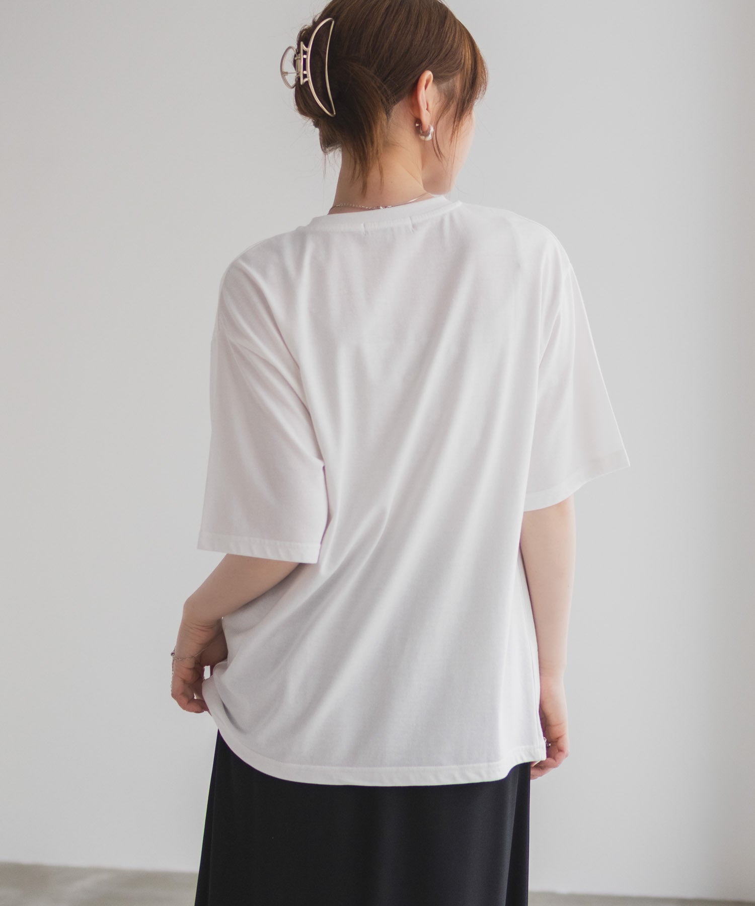ハッシュアッシュ HusHusH フォトプリントTシャツ （オフホワイト） オフホワイト