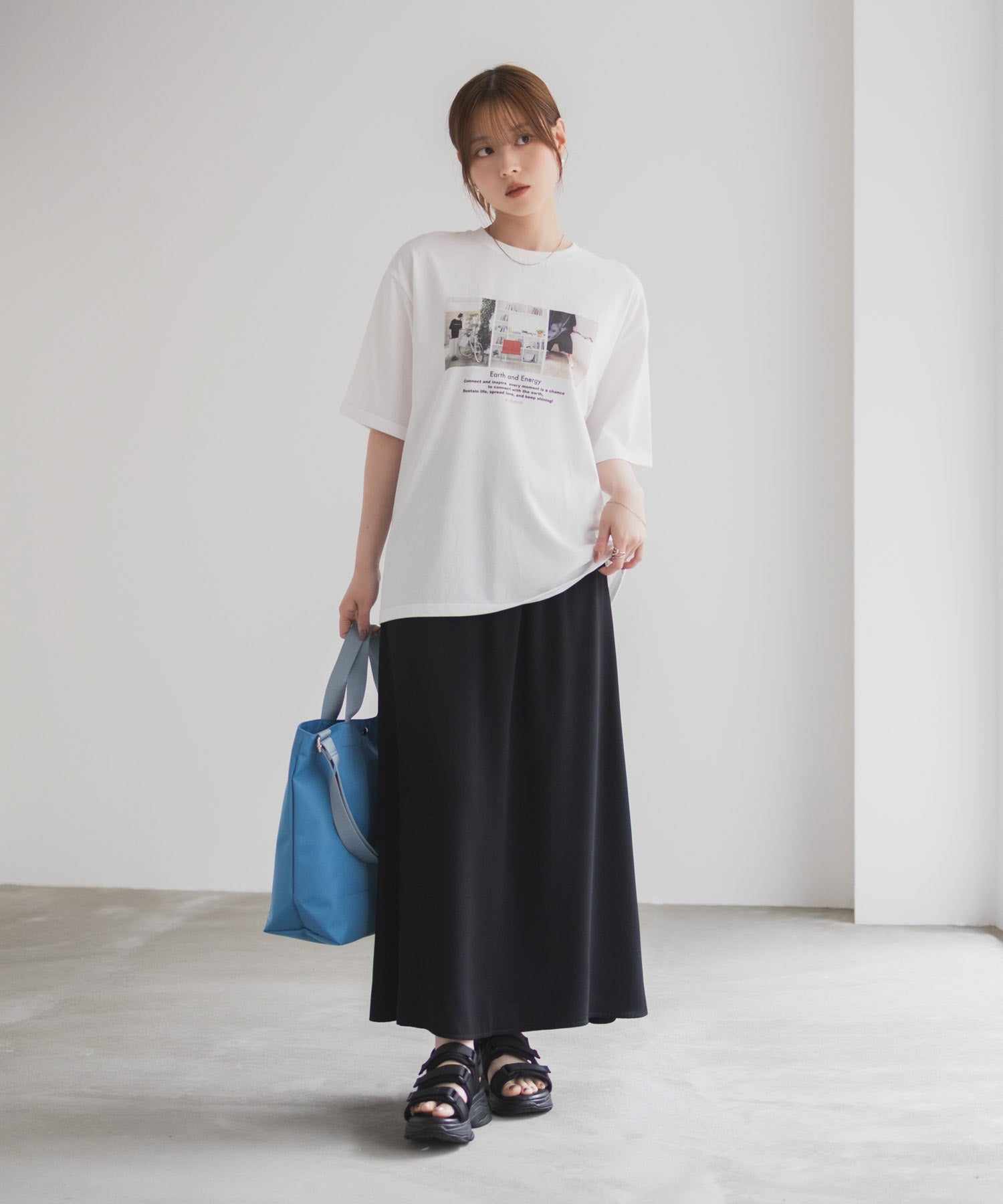 ハッシュアッシュ HusHusH フォトプリントTシャツ （オフホワイト） オフホワイト