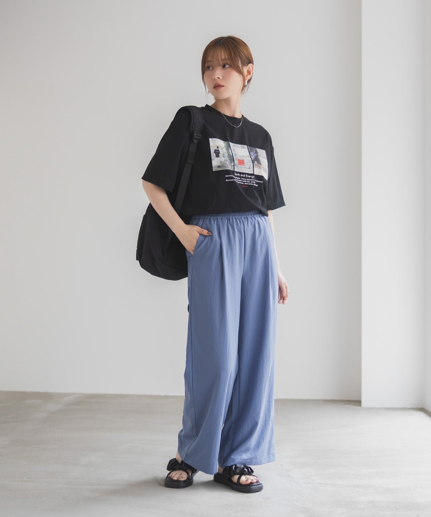 ハッシュアッシュ HusHusH フォトプリントTシャツ （オフホワイト） オフホワイト