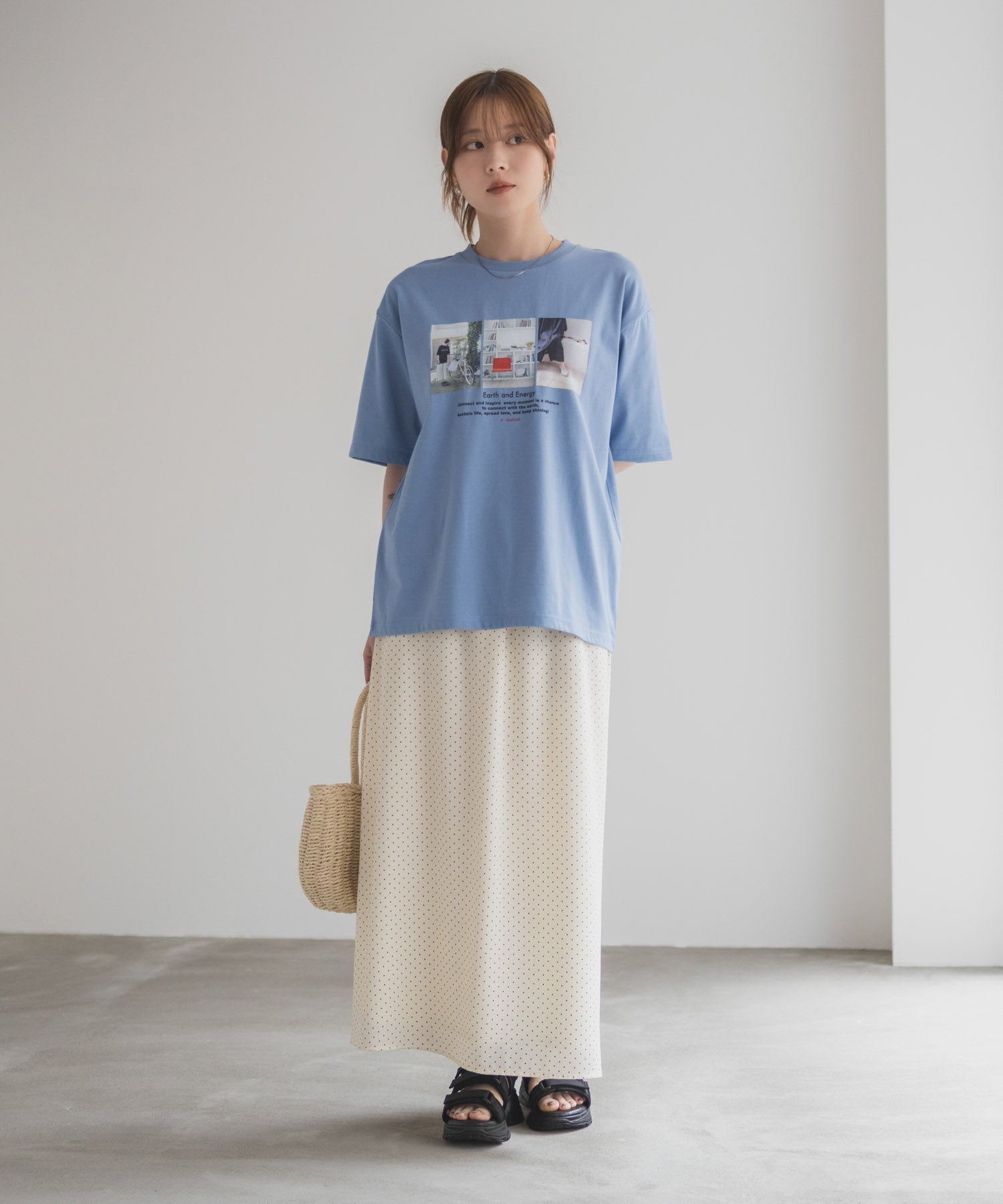 ハッシュアッシュ HusHusH フォトプリントTシャツ （オフホワイト） オフホワイト