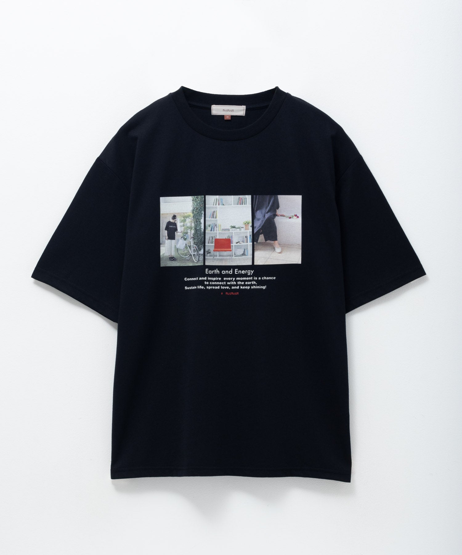 ハッシュアッシュ HusHusH フォトプリントTシャツ （オフホワイト） オフホワイト