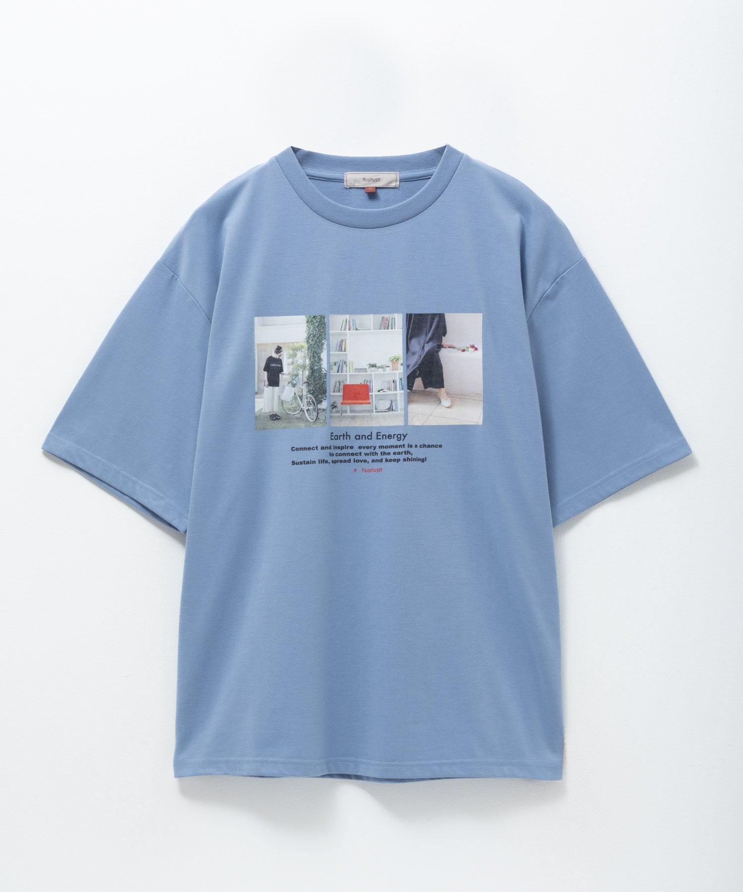 ハッシュアッシュ HusHusH フォトプリントTシャツ （オフホワイト） オフホワイト