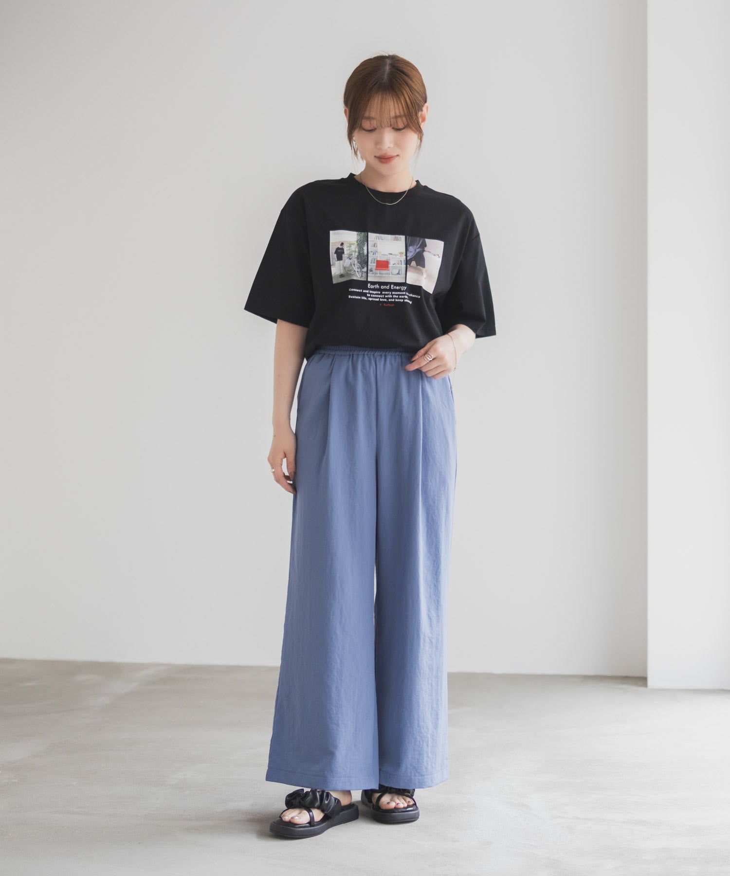 ハッシュアッシュ HusHusH フォトプリントTシャツ （オフホワイト） オフホワイト