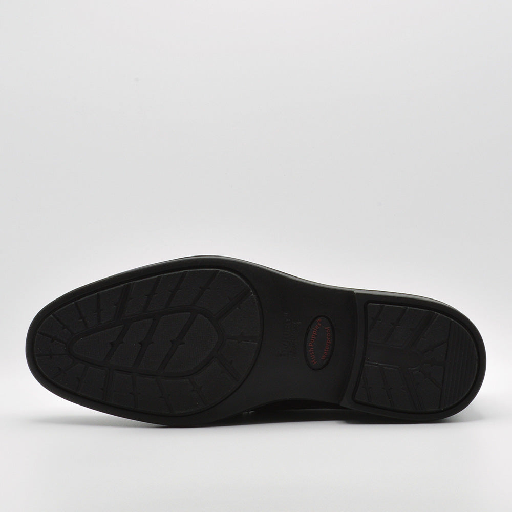 ハッシュパピー Hush Puppies ビジネスシューズ メンズ HPM10319 ハッシュパピー Banker Slip On 本革 レザー スリッポン. （ブラック） ブラック