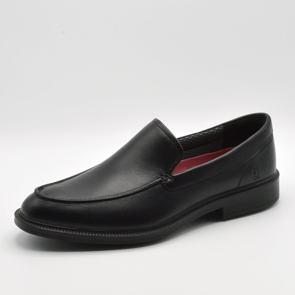 ハッシュパピー Hush Puppies ビジネスシューズ メンズ HPM10319 ハッシュパピー Banker Slip On 本革 レザー スリッポン. （ブラック） ブラック