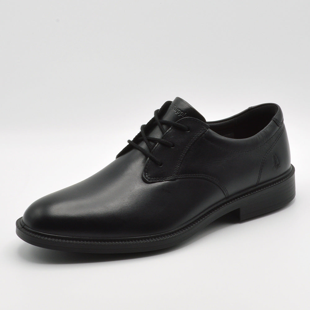 ハッシュパピー Hush Puppies ビジネスシューズ メンズ HPM10317 ハッシュパピー BANKER 本革 レザー 外羽根式 プレーントゥ （ブラック） ブラック