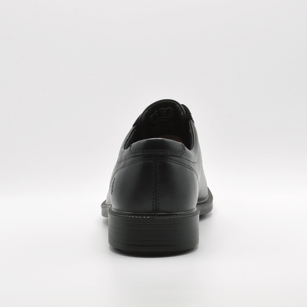 ハッシュパピー Hush Puppies ビジネスシューズ メンズ HPM10317 ハッシュパピー BANKER 本革 レザー 外羽根式 プレーントゥ （ブラック） ブラック