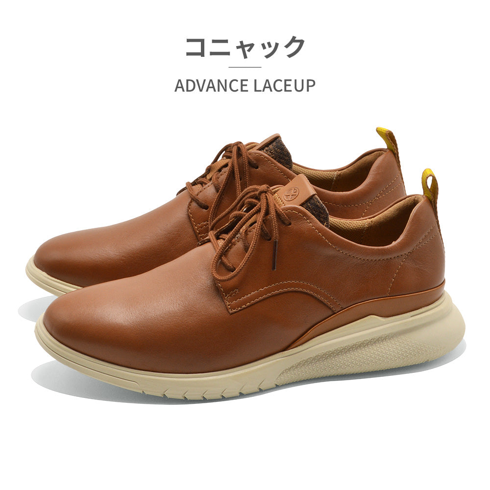 ハッシュパピー Hush Puppies スニーカー メンズ HM02254 ハッシュパピー ADVANCE LACEUP 本革 レザー （ブラウン） ブラウン
