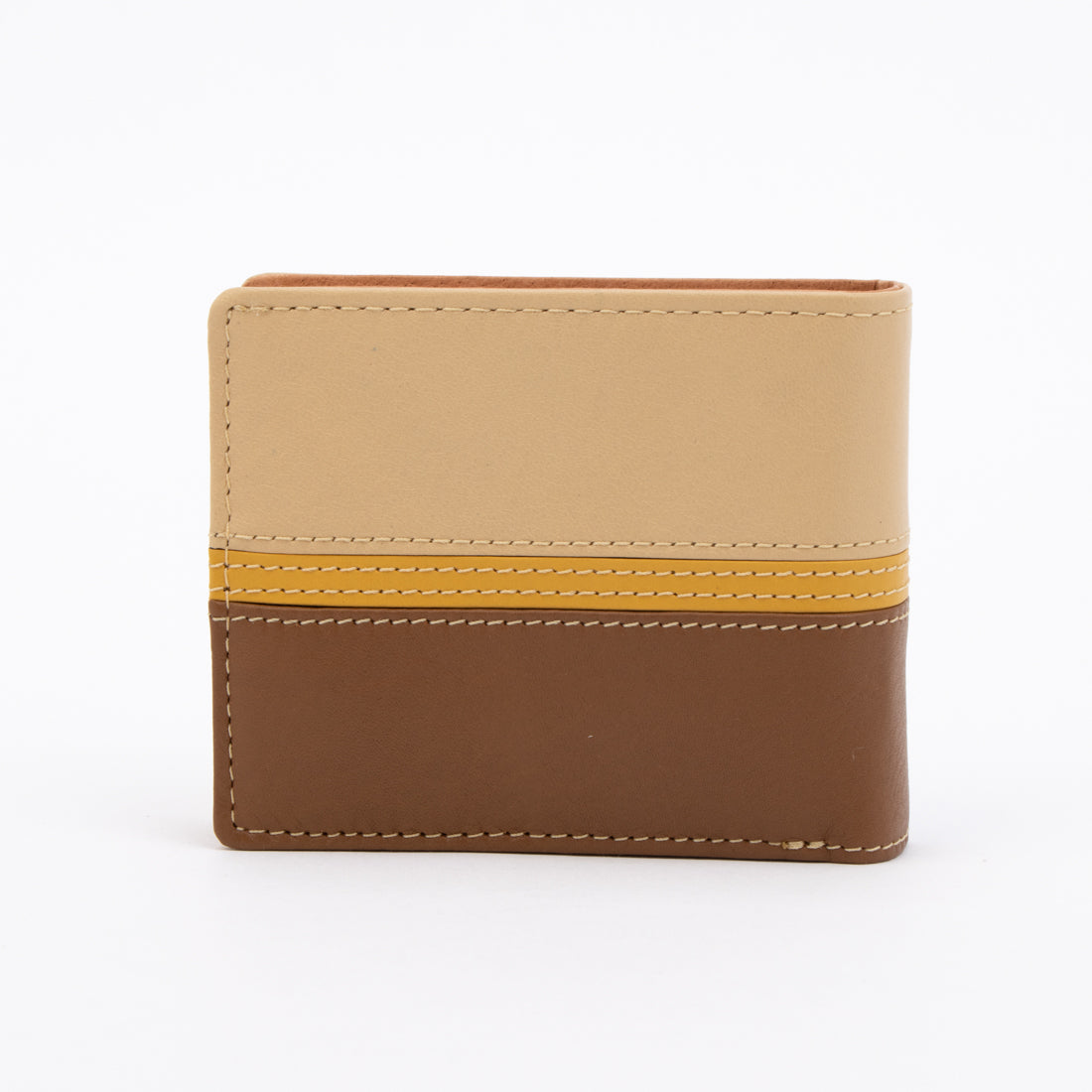 Hush Puppies [Genuine Leather] Hush Puppies Bicolor Leather Wallet Folded Wallet