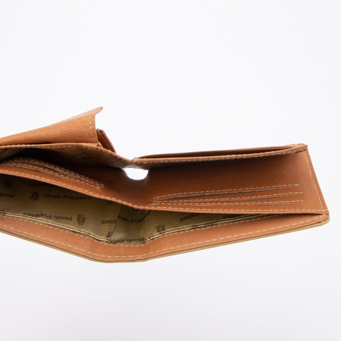 Hush Puppies [Genuine Leather] Hush Puppies Bicolor Leather Wallet Folded Wallet