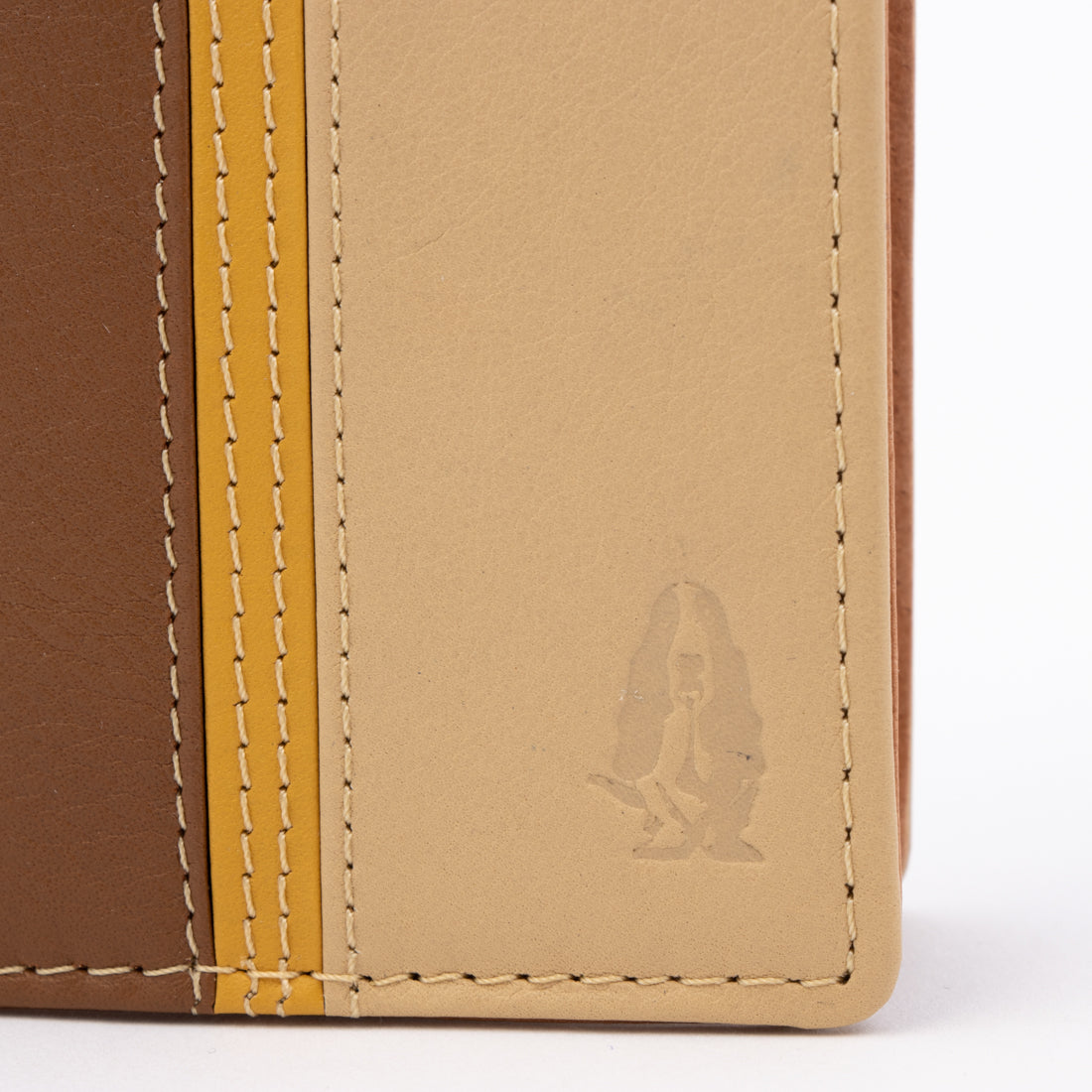 Hush Puppies [Genuine Leather] Hush Puppies Bicolor Leather Wallet Folded Wallet
