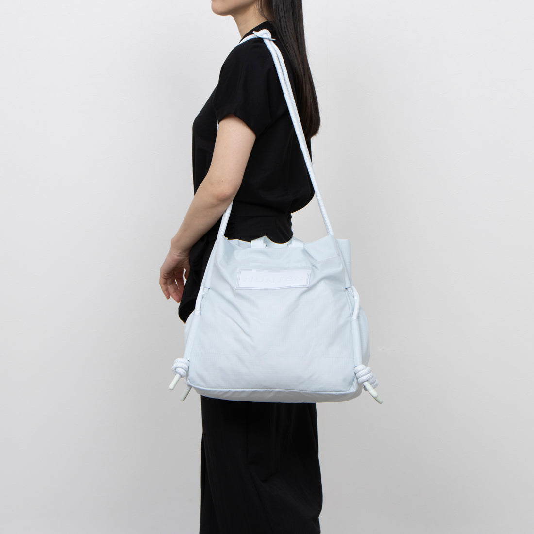 ハンター HUNTER トラベル リップストップ リサイクル ナイロン トート バッグ （シルバー ホイル） シルバー ホイル