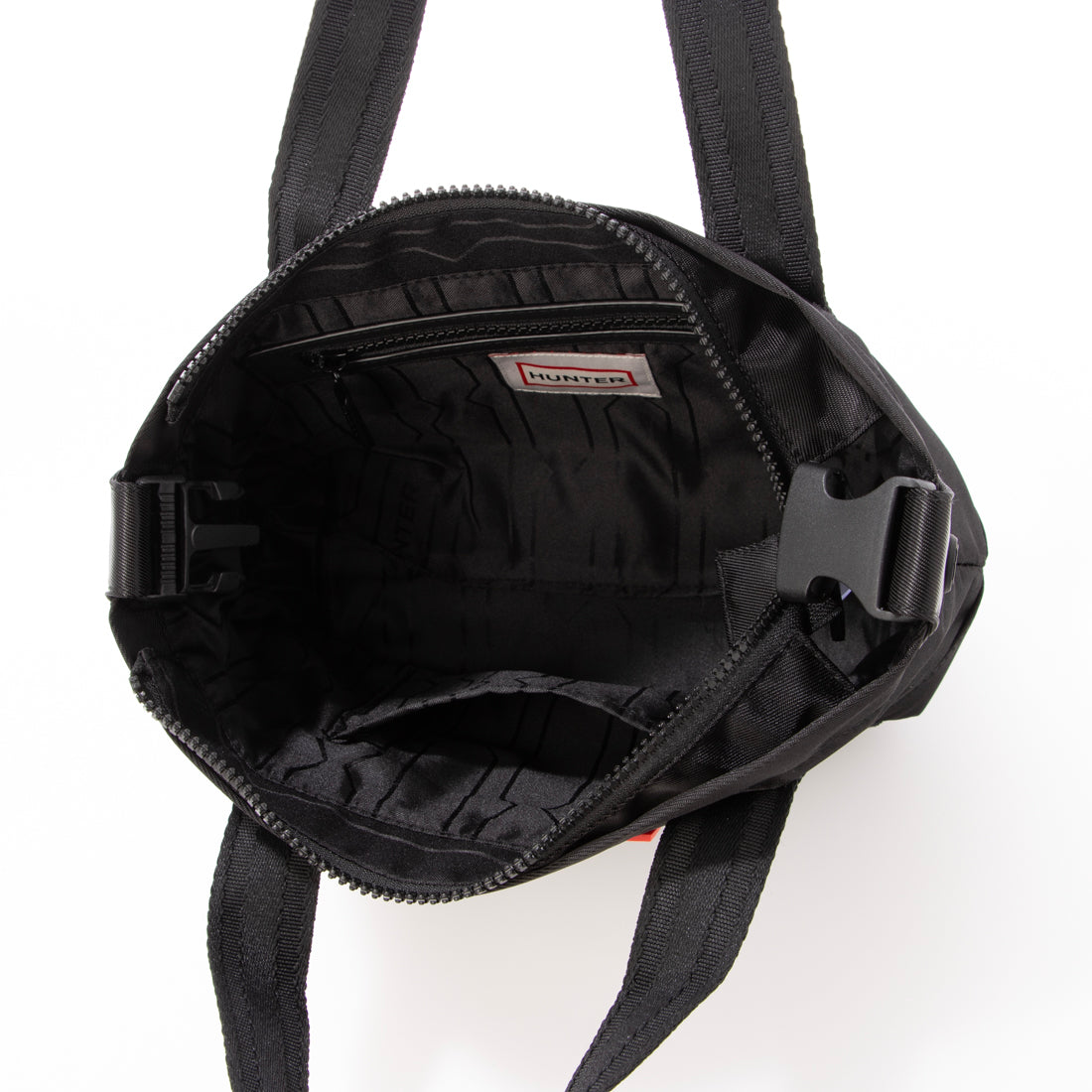 ハンター HUNTER NYLON MINI TOPCLIP TOTE （BLACK） BLACK